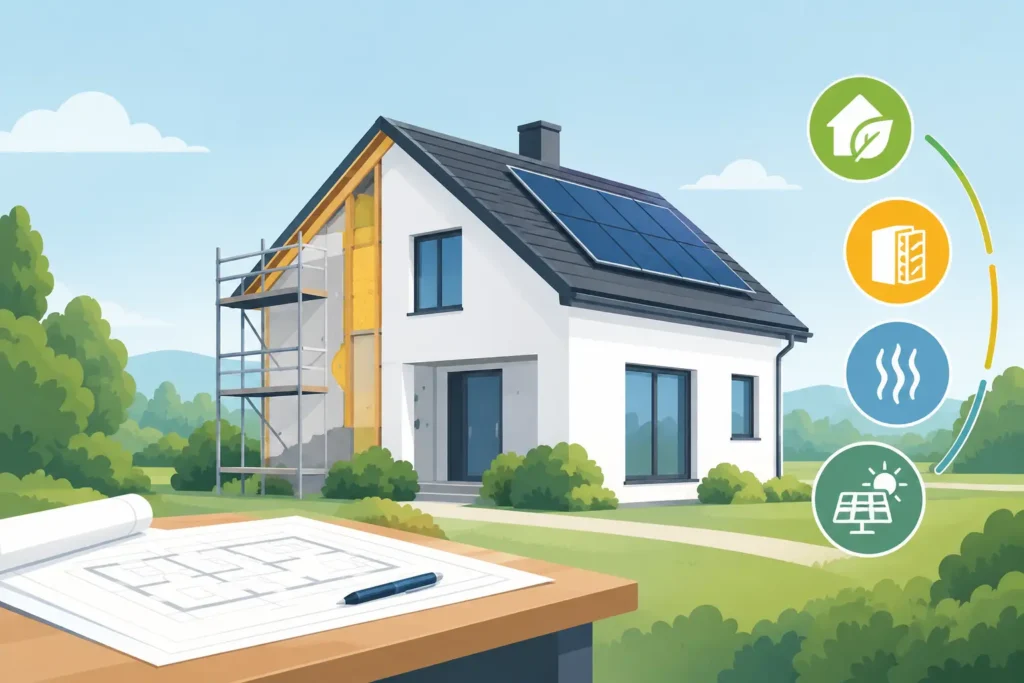 Energetische Sanierung Einfamilienhaus planen