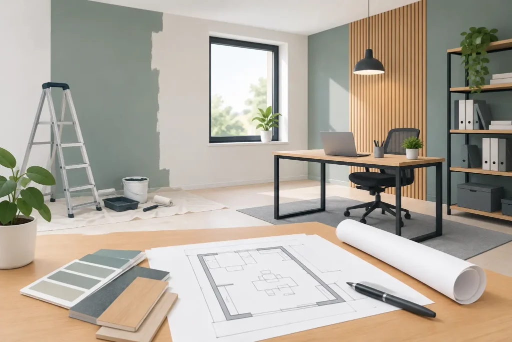 Kleines Büro renovieren lassen und richtig planen